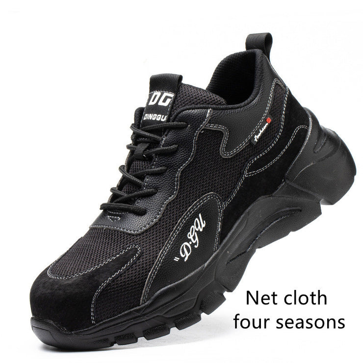 Men's Safety Shoes Anti-smashing And Anti-piercing Steel Toe