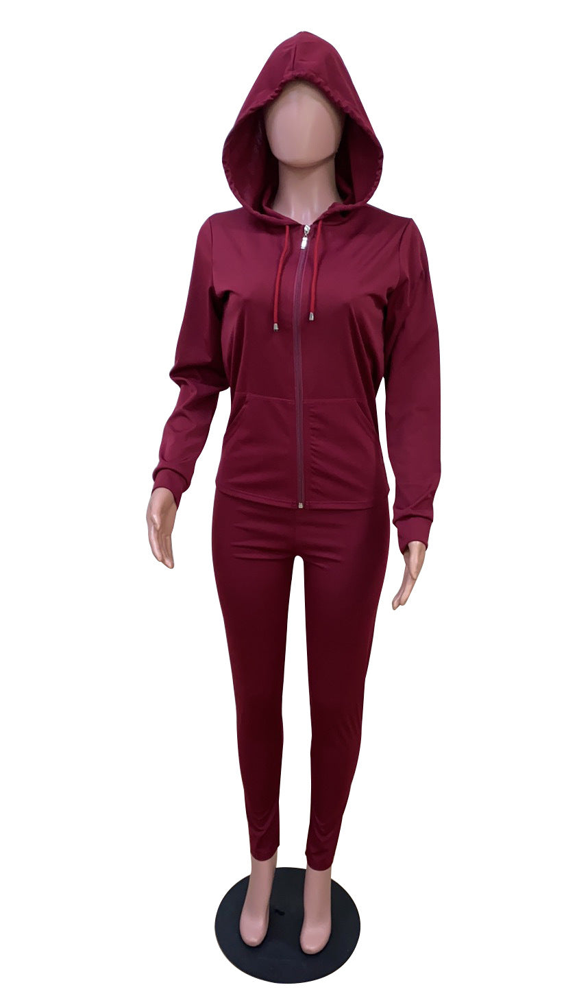 Autumn Leisure European And American Women's Clothing Long-sleeved Women's Suit