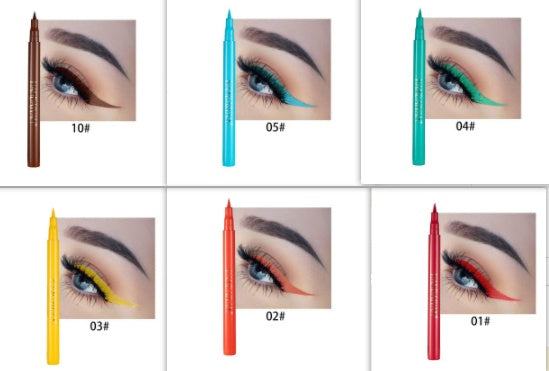 DIY-Farbmalerei lässt sich nicht mit mattem Eyeliner verwischen