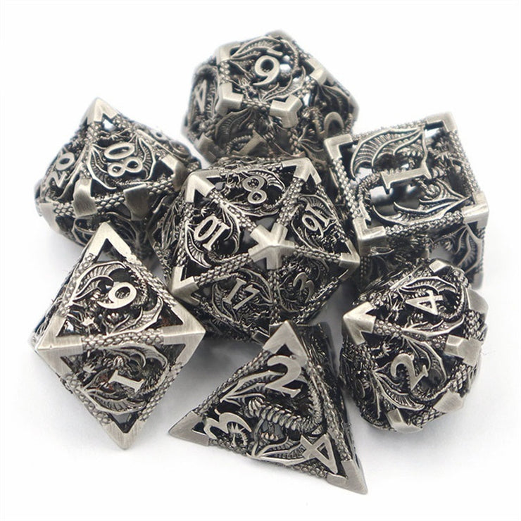 Hollow Dice Pure Copper Electroplating Dice DND Dragon And Dungeons Running Group Metal Dice