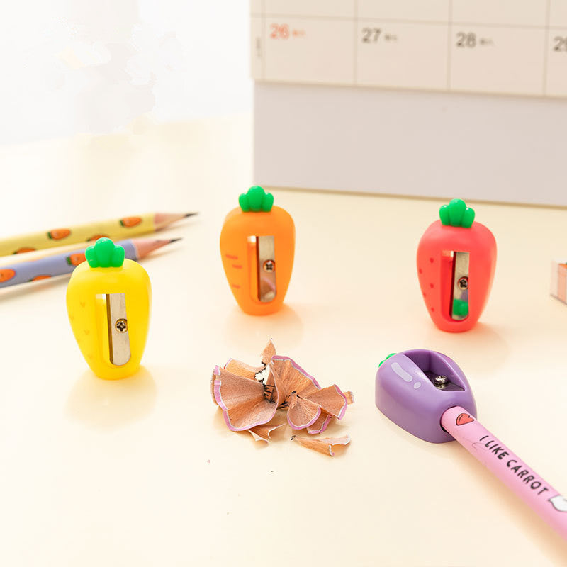 Small mini pencil sharpener in fruit and vegetable shape, small and portable