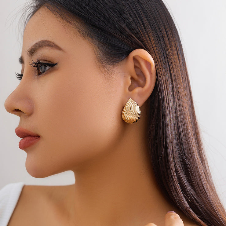 Metal Shell Ocean Wind Special-interest Earrings