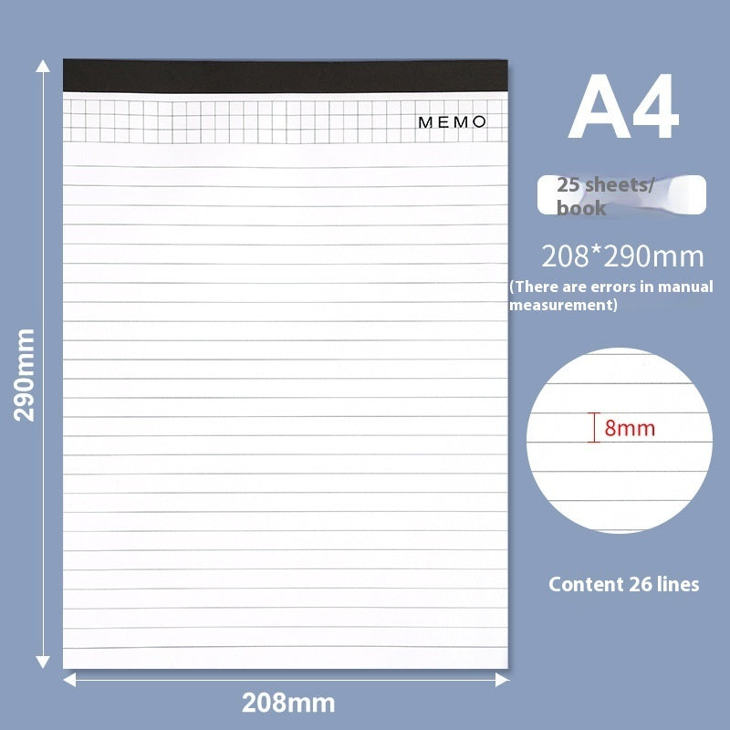 A4 Notizblock Meeting Minuten Tearable Notebook