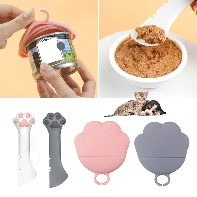 Multifunction Pet Can Spoon Jar Opener Wet-Dry