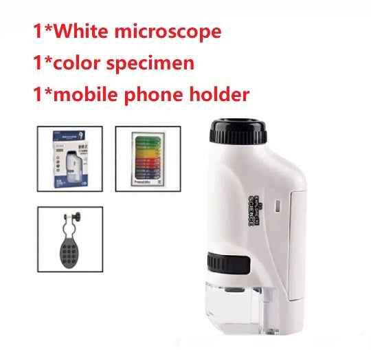 Children's Portable Optical Handheld Microscope Toy Mini Creature