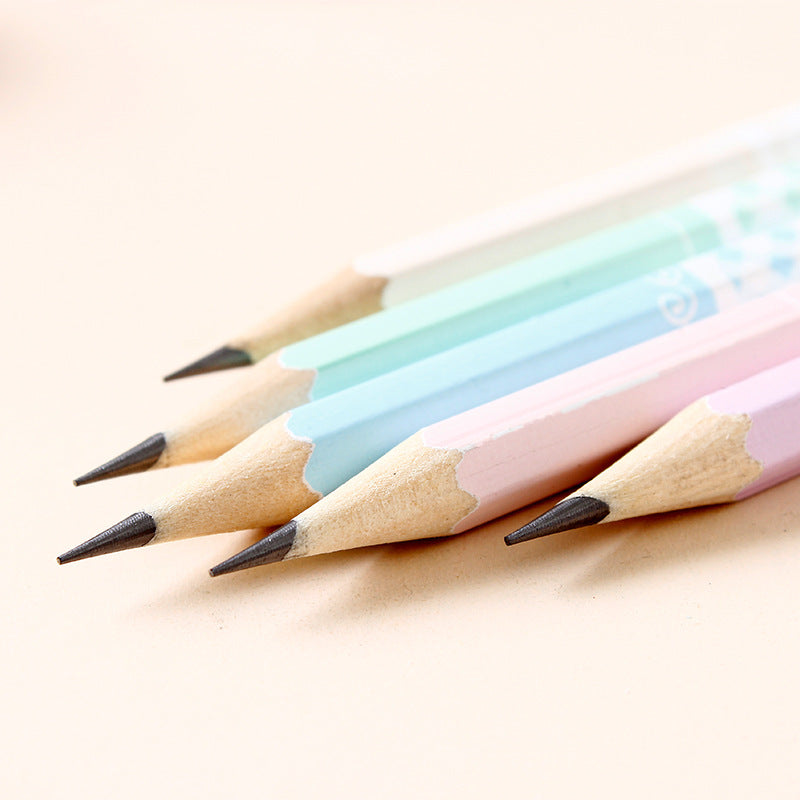 Basswood High-end Thermal Transfer Pencil Six Angle Rod Pencil